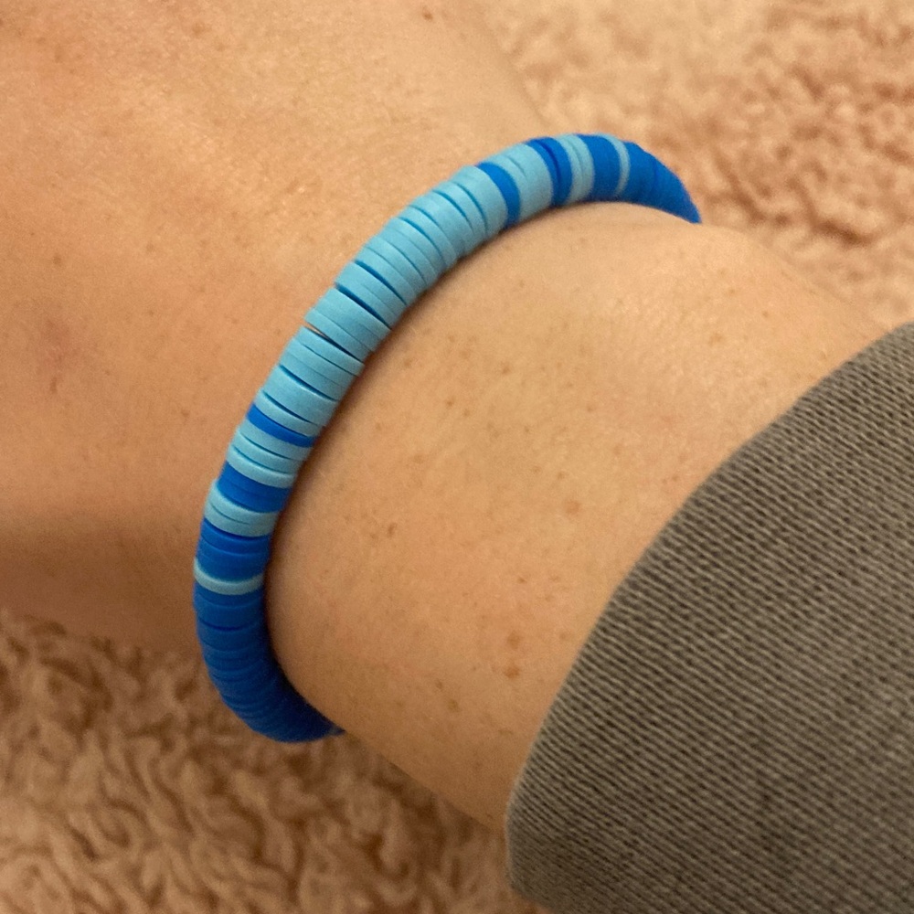 Blue Beaded Bracelet